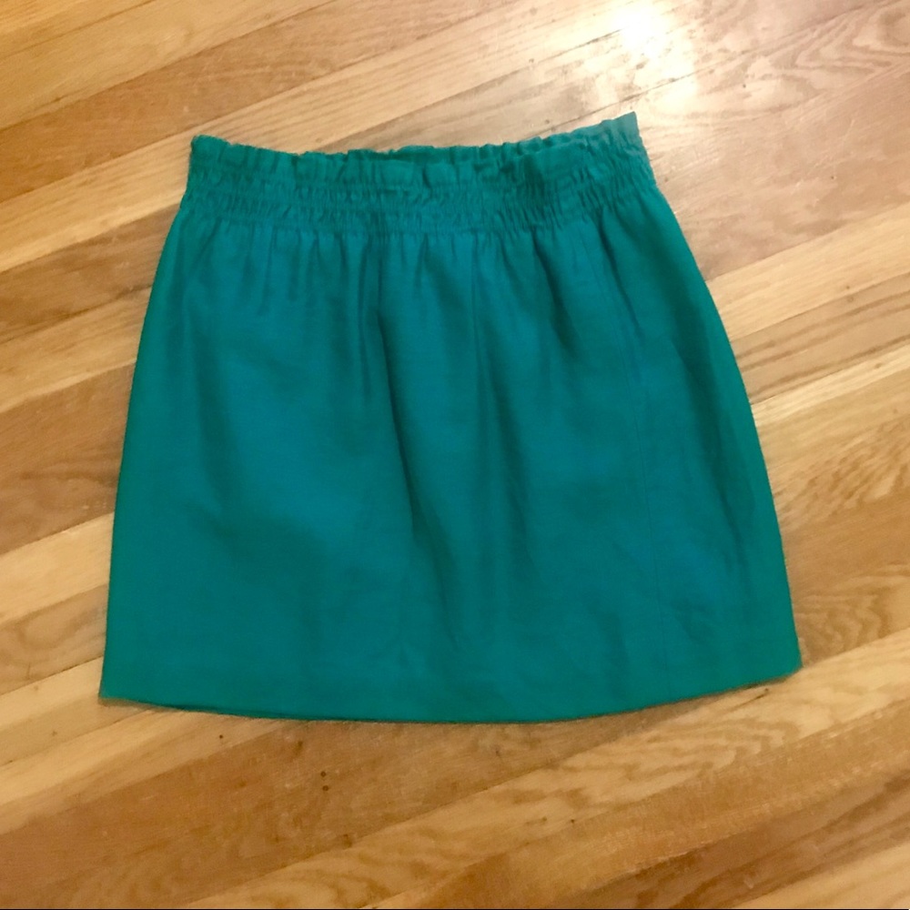 Teal JCrew skirt